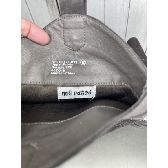 Not Rated Women's Moonshine Boot GRAY Knee High Boots Size 8 Faux Suede Cowboy - Picture 7 of 7